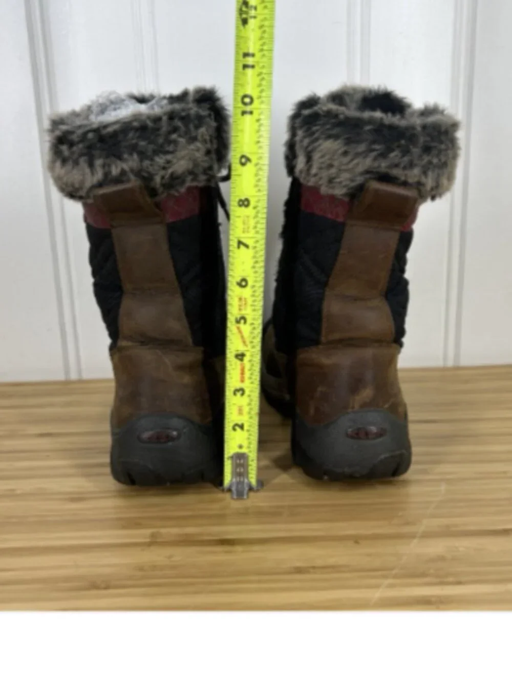 Keen Hoodoo III 1013199 Insulated Waterproof Lace Up Zip Brown Boots Womens 8